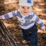 9 month natural light outdoor baby portraits in San Jose with Sarah Delwood Photography