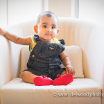 natural light 6 month baby boy portraits indoors in san jose with Sarah Delwood Photography