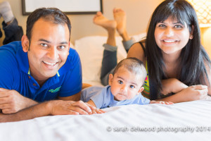 natural light 6 month baby boy and family portraits indoors in san jose with Sarah Delwood Photography