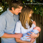 natural light baby boy newborn outdoor family portraits San Jose Sarah Delwood Photography