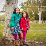 two girls family fall mini session natural light portrait Sarah Delwood Photography