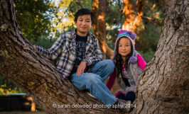 family portrait natural light outdoors Sarah Delwood Photography
