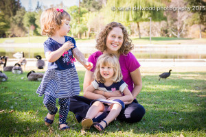Toddler girl family natural light portrait session with Sarah Delwood Photography