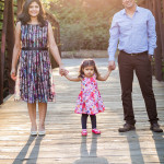 2 year old baby girl and family natural light outside portrait san jose Sarah Delwood Photography